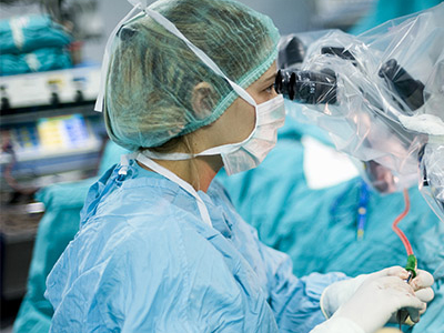 Intricate Hand and Microscopic Surgery - Educational Picture